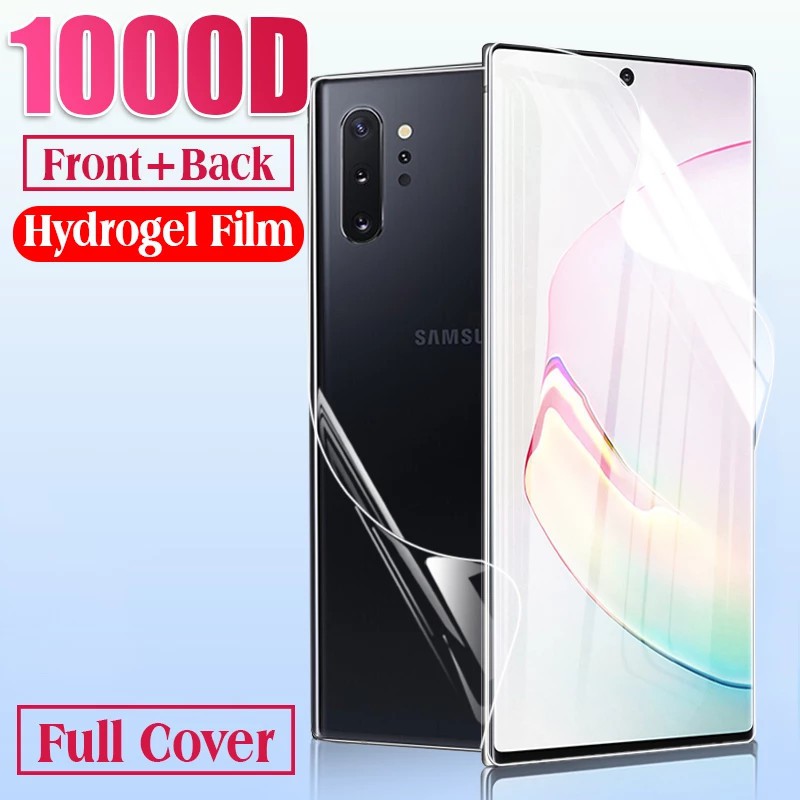 Kính Cường Lực 2 Trong 1 Bảo Vệ Toàn Màn Hình Cho Samsung Galaxy S10 S8 S9 S20 Fe Note20 Note 10 20 Ultra 8 9 Note10 Lite Plus S20 + S10 + S20Fe Note8 Note9 S10E Z