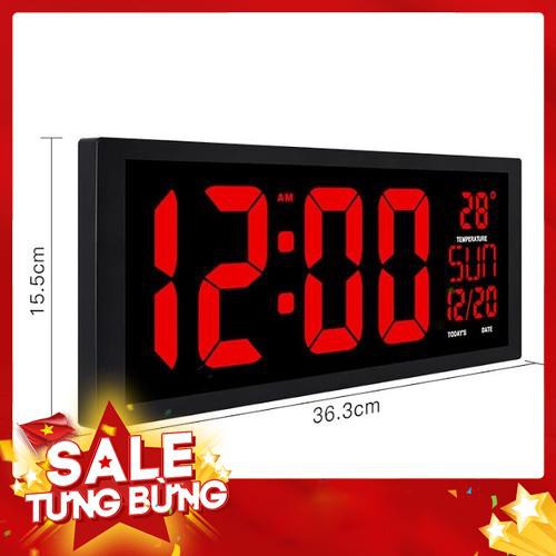Đồng hồ điện tử led treo tường nhiệt độ - Siêu HOT