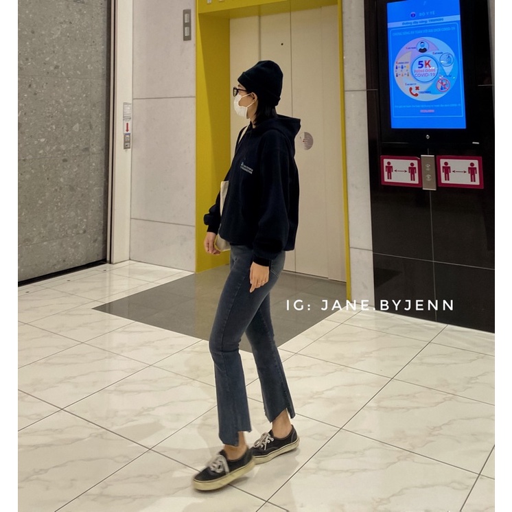 Ximu jeans quần jeans ống loe