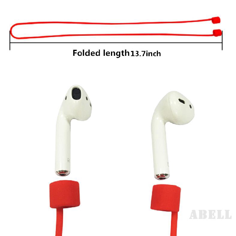 Tai nghe Bluetooth kèm dây chống mất bằng silicon cho Airpods Huawei Beats Millet