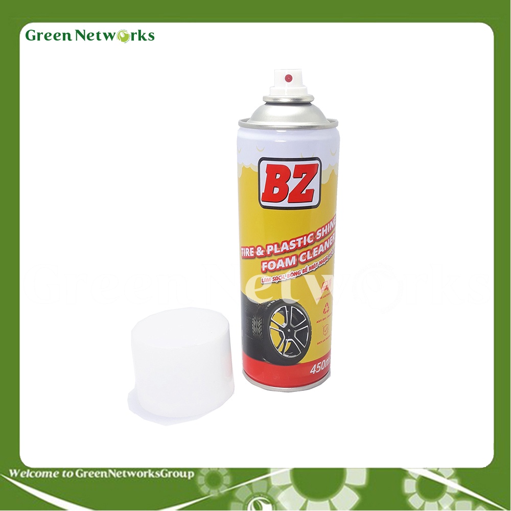 Chai làm bóng vỏ xe BZ 450ml Greennetworks