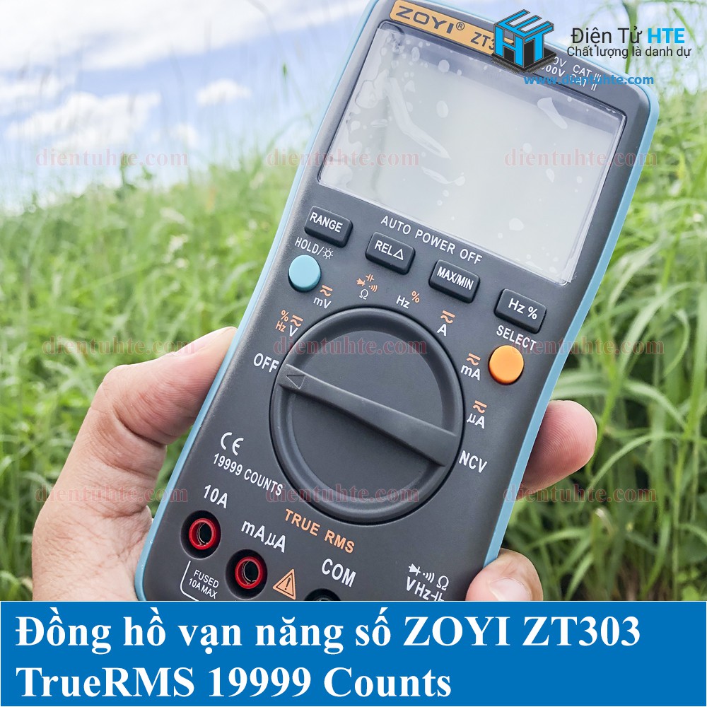 Đồng hồ vạn năng số ZOTEK/ZOYI ZT303 True RMS 19999 counts [HTE-PLK-CN2]