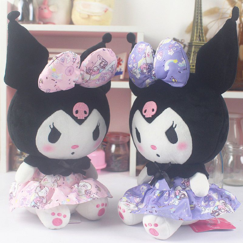Búp Bê Nhồi Bông Kuromi 20cm Mềm Mại Làm Quà Tặng Cho Bé Gái
