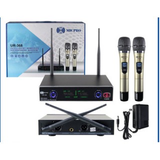 Micro Karaoke không dây MIRO   UR 368   chinh hãng cực hay song xa 50m