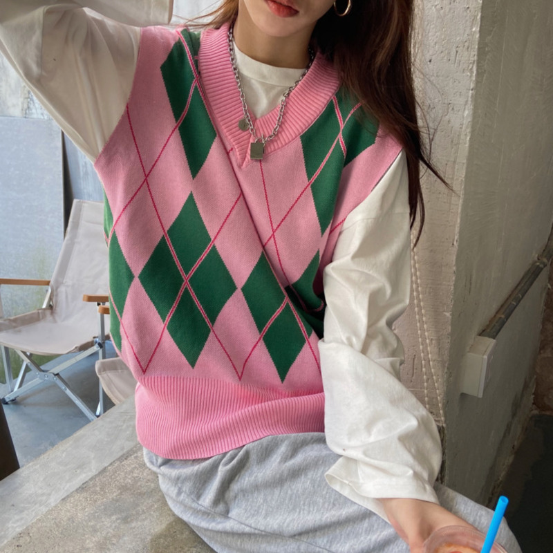 Áo Len Không Tay Cổ V Thời Trang Dành Cho Nữ | BigBuy360 - bigbuy360.vn