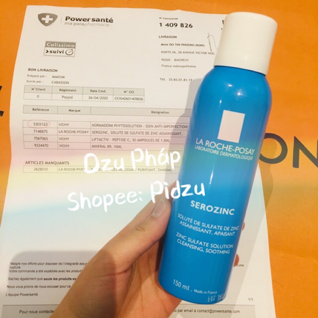 XỊT KHOÁNG LA_ROCHE_POSAY_SEROZINC