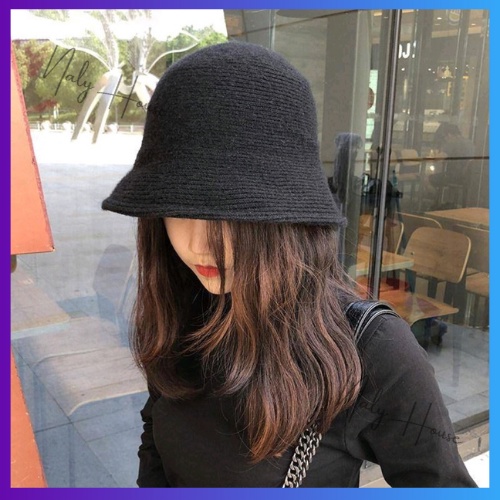 Mũ len tai bèo retro phong cách Hàn quốc xinh xắn shop về đủ màu