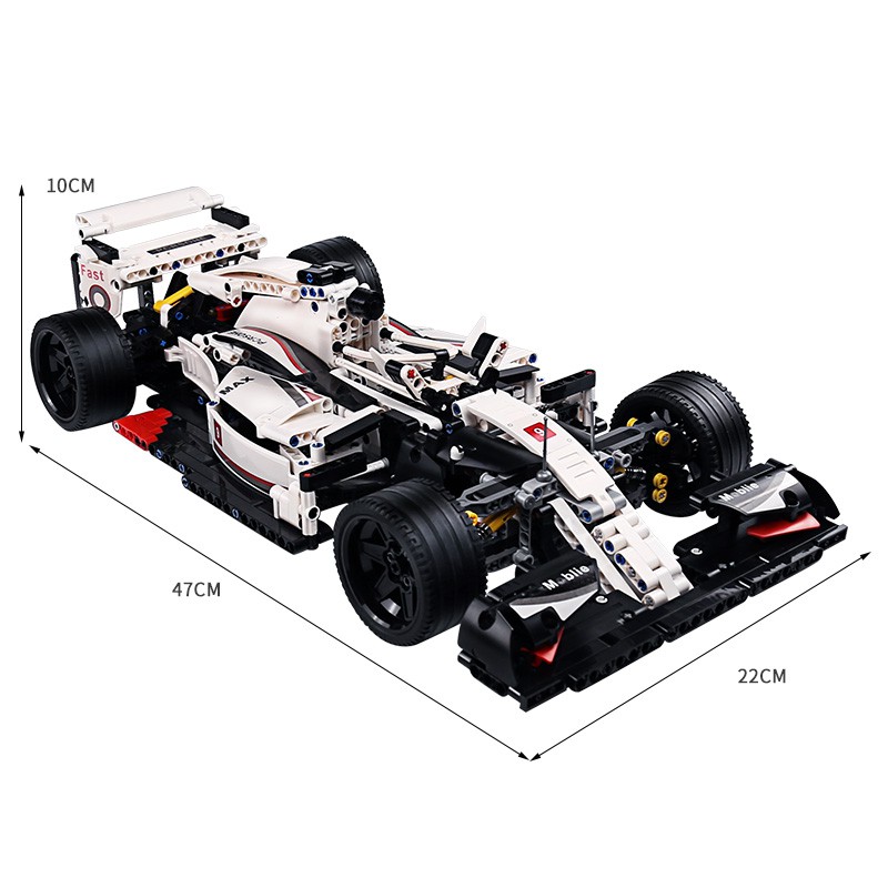 1020-Đồ chơi lắp ghép kiểu Lego Technic xe F1 của Mould King