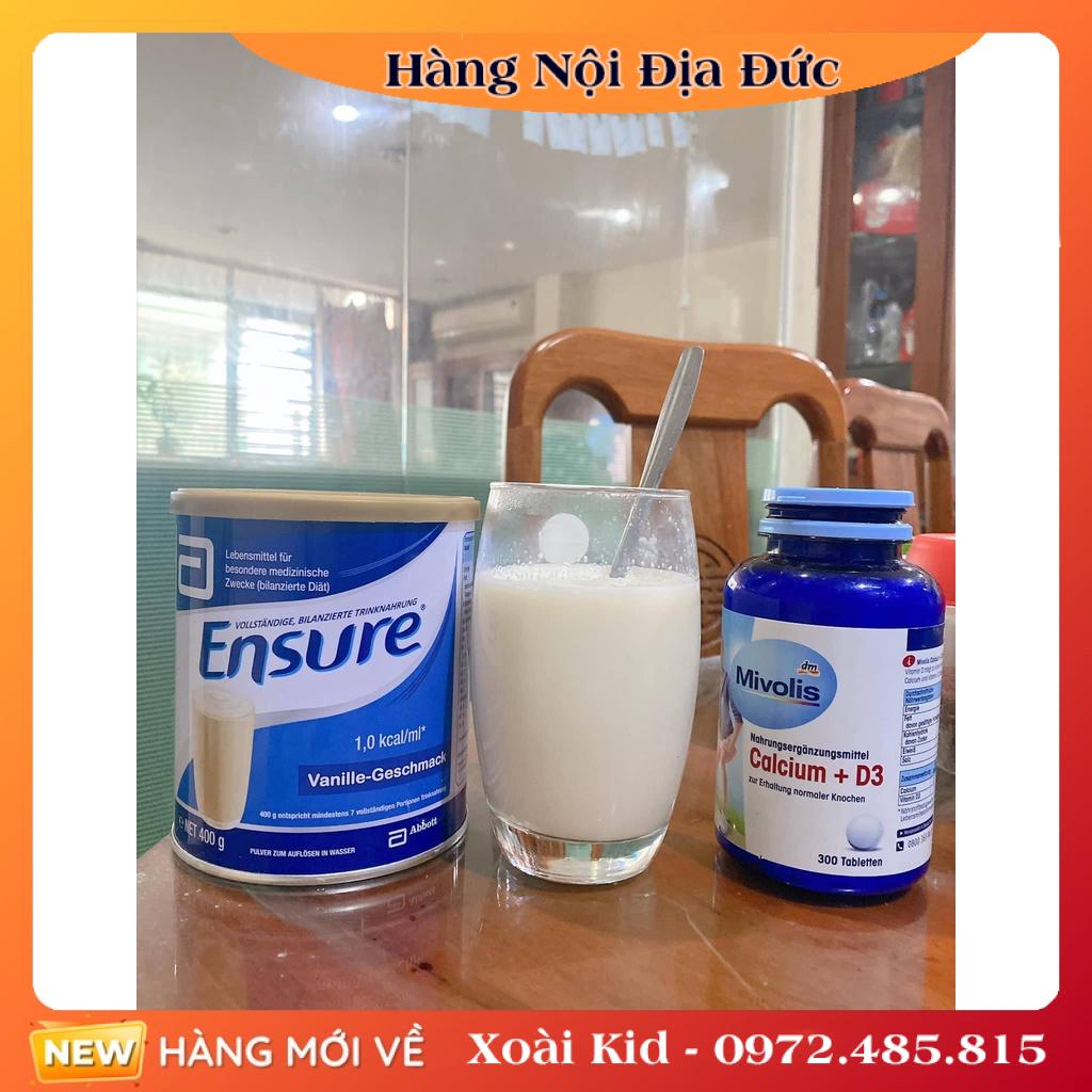 Sữa Ensure Đức 400G (Date Mới 2023) Hương Vanila Chính Hãng Giá Tốt Đủ Bill