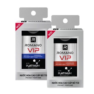 Nước hoa bỏ túi Romano Vip 18ml