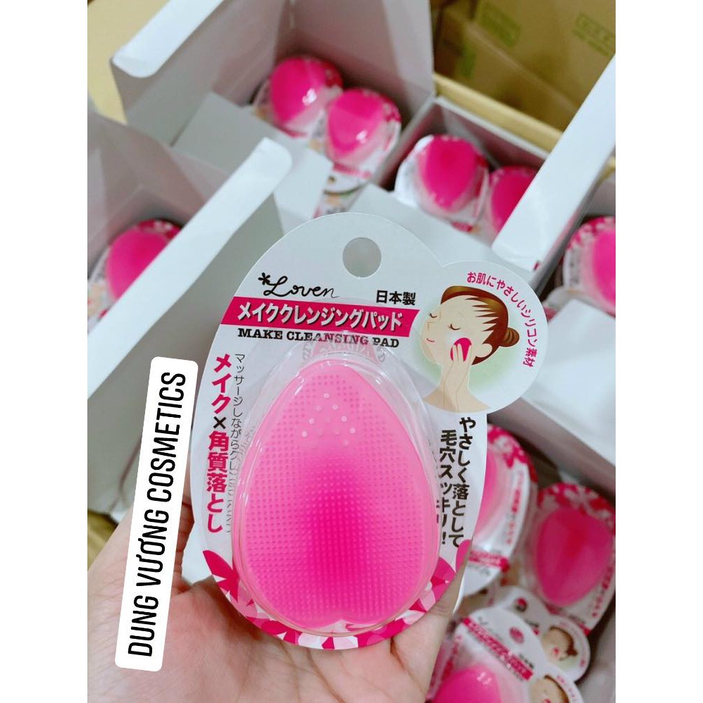 Miếng Rửa Mặt Silicon Loven Make Cleansing Pad (Nhật Bản)