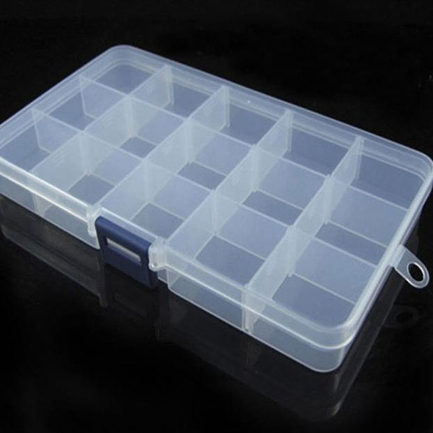 Hộp Nhựa 15 Ngăn Đựng Trang Sức