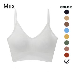 Áo bra tập yoga, tập gym, tập thể thao thời trang nữ màu trắng Miix_MA1