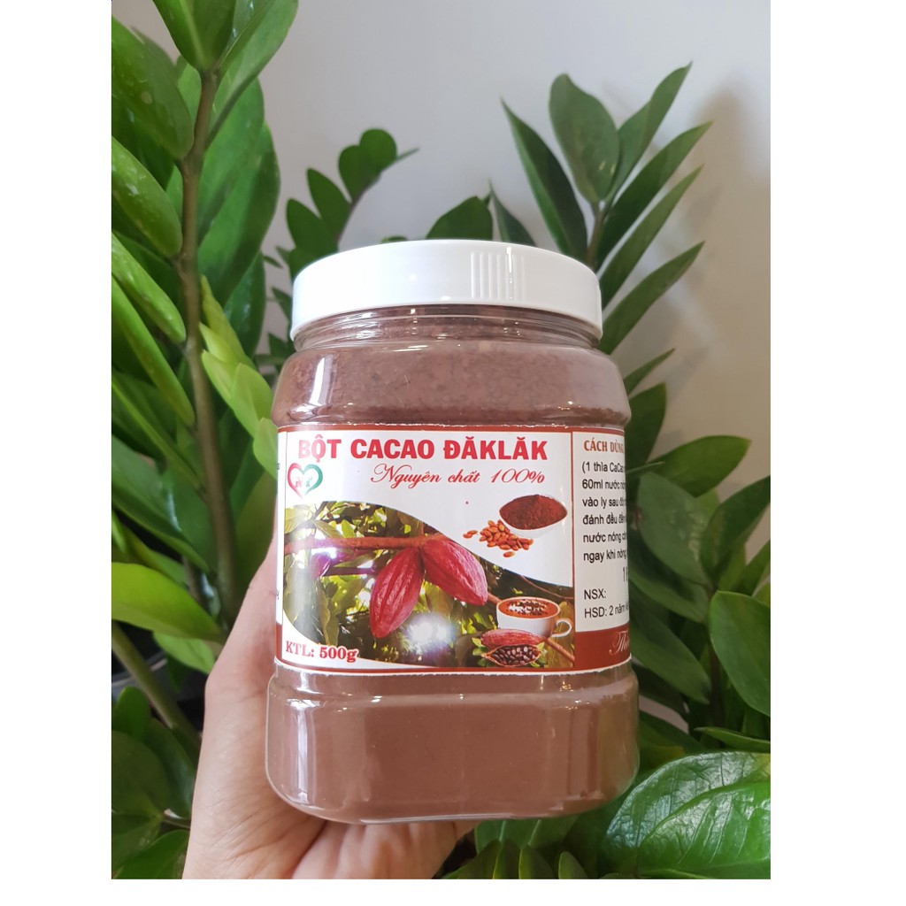 Bột CACAO SỮA đậm đà thơm ngon, đặc biệt không pha trộn hương liệu -  L&H Cacao - hũ 550g