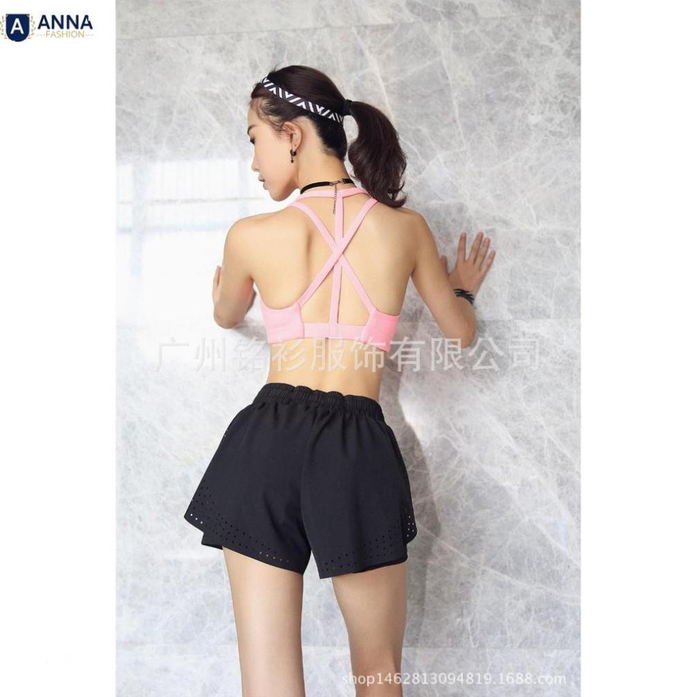 Quần đùi boxer không viền tập gym, chạy bộ, aerobic