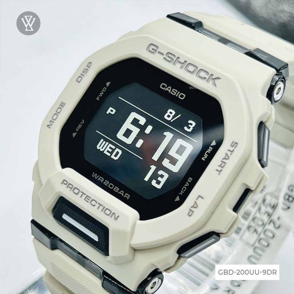 Đồng Hồ Điện Tử Nam Casio G-Shock WATCHSTORE GBD-200UU-9DR Thiết Kế Mặt Kính Khoáng 45.7mm Phong Cách Trẻ Trung