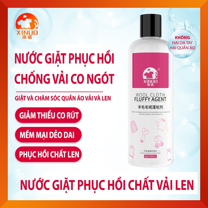 Nước Giặt Phục Hồi Áo Len Xinuo - Chai 300ml