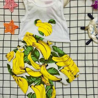 Freeship 99k TQ_Bộ croptop cho Bé gái