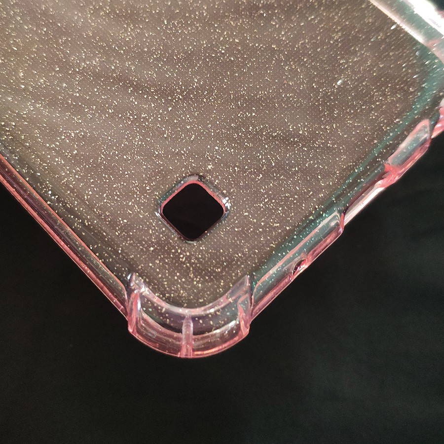 Bộ ốp lưng chống sốc kính cường lực full màn hình Galaxy M10 (ốp kim tuyến)