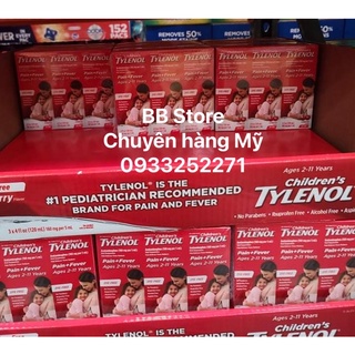 [ Bill Costco Mỹ ] Tylênôl cho bé 0-2y, 2-11y, người lớn 500mg 325v, 650mg 290v, 500mg viên nhộng 290v