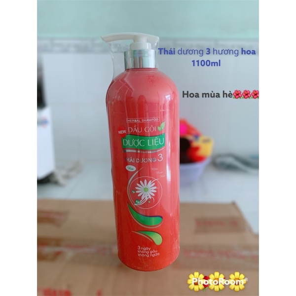 hot Dầu gội thái dương 3 hương hoa 1100ml