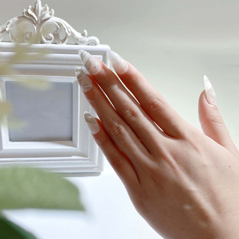 [Hàng mới về] Nhãn dán trang trí móng nghệ thuật họa tiết kiểu ruy băng 3D thanh lịch độc đáo