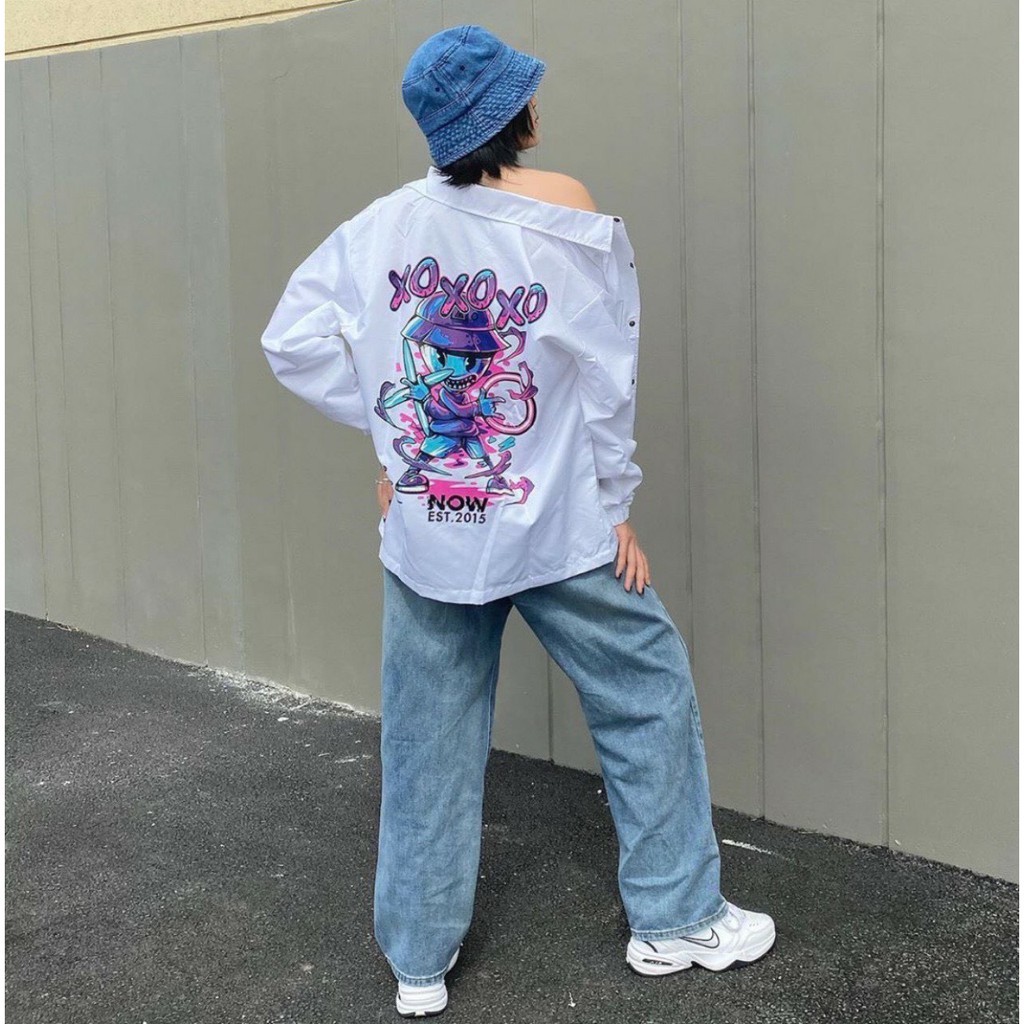 [Freeship đơn từ 0đ] Áo khoác dù unisex form rộng Xoxo New, nam nữ ulzzang WIND | BigBuy360 - bigbuy360.vn