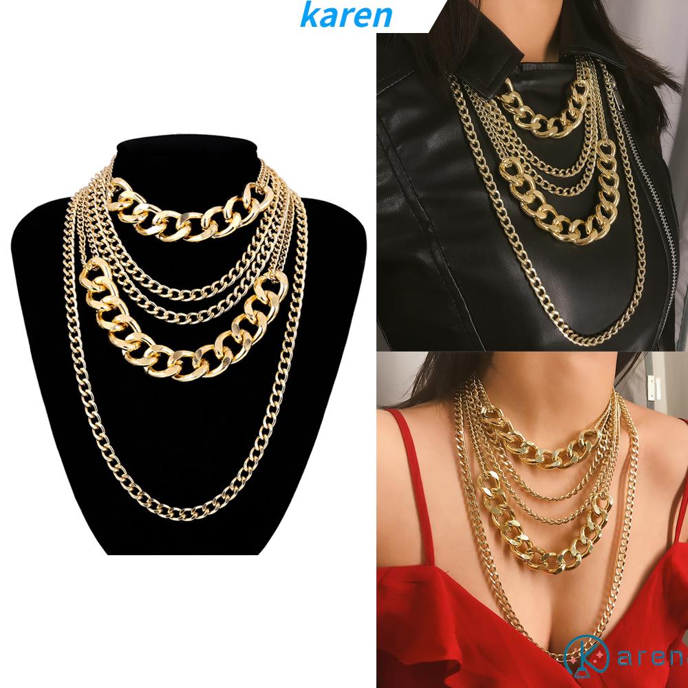 Vòng cổ thời trang phong cách hiphop cá tính cho nữ