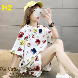 Set Đồ Bộ Thun Quảng Châu Siêu Cute