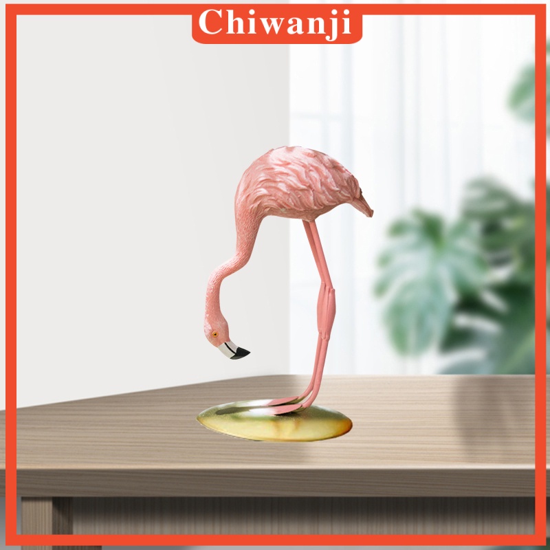 Tượng Chim Hồng Hạc Bằng Nhựa Resin Phong Cách Bắc Âu Trang Trí Nội Thất