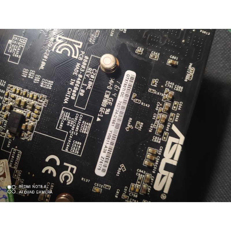 Card màn hình Asus GTX 750ti OC-2gb DDR5 128bit 2fan chơi pubg tốt - Asus GTX 750ti
