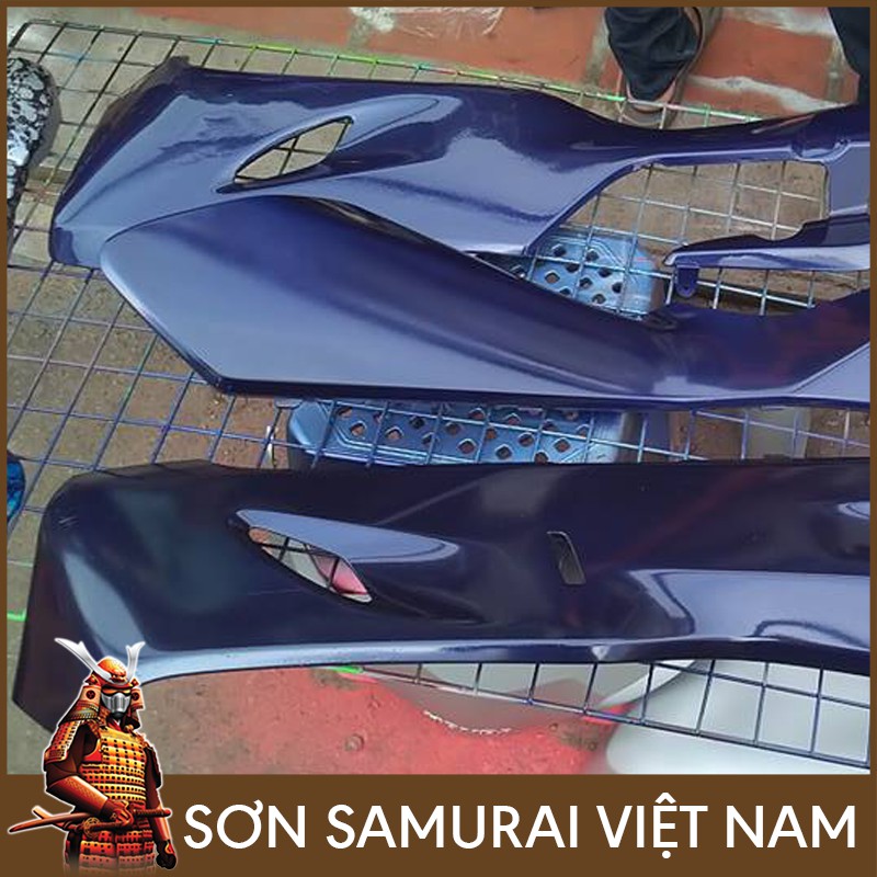 Màu Tím Kim Loại Sơn Samurai - Combo Sơn Xịt Samurai Màu Tím H211