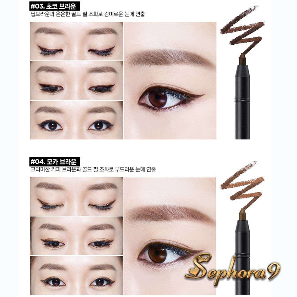 Chì kẻ mắt dễ kẻ siêu xinh G9skin First Auto Gel Eyeliner G9 Skin bền màu 01-10 | BigBuy360 - bigbuy360.vn