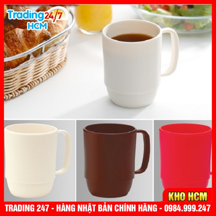 [ Giao Hàng 4H - HCM ] Cốc nhựa uống nước chịu nhiệt cao cấp dáng đứng Inomata 350ml nội địa Nhật Bản