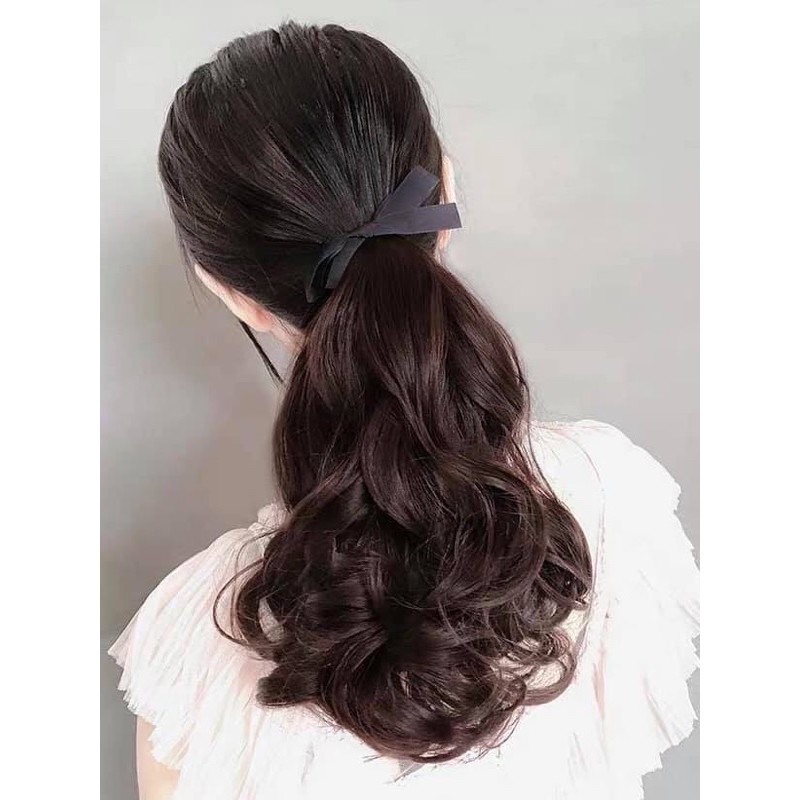 tóc giả cột cho bé ❤️freeship 50k❤️ tóc giả cột 25cm cao cấp