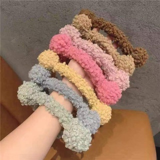 Bờm gấu băng đô cài tóc hình tai gấu bằng bông siêu dễ thương