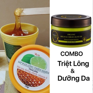 Combo Triệt lông Vivir Handmade & Dưỡng da mềm mịn (tặng kèm dụng cụ wax)