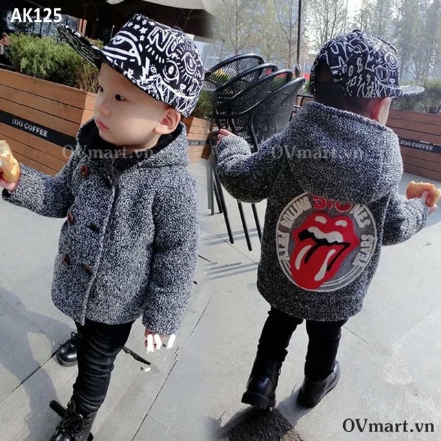 Sỉ áo dạ muối tiêu lót lông