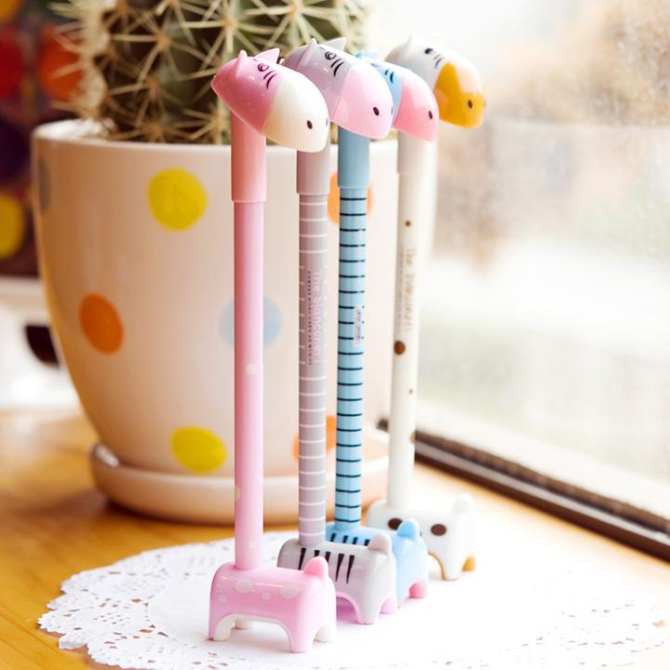 Bút bi mực xanh hình con lừa cực dễ thương