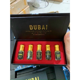 Set 5 chai tinh dầu nước hoa dubai hương thơm đa dạng quyến rũ dài dâu