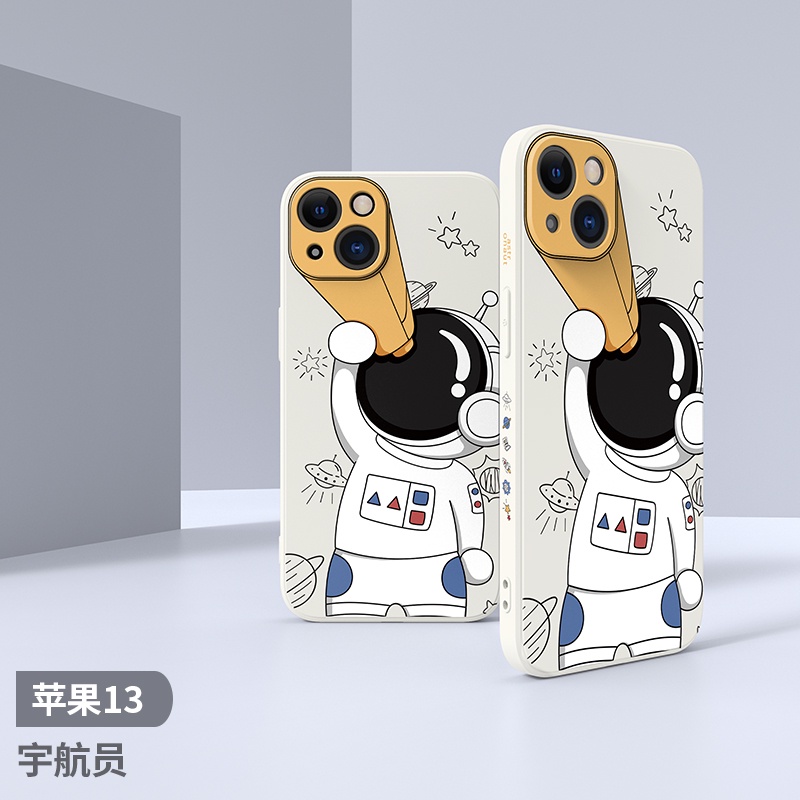 Ốp Điện Thoại TPU Mềm Chống Sốc Hình Phi Hành Gia Cho iPhone 13 13 ProMax12 12 Pro Max 11 11Pro Max 7 8 7plus 8plus x xs xr xsmax vỏ mềm chống rơi