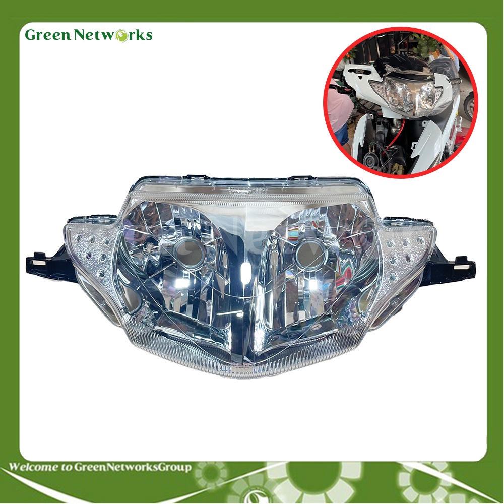 Chóa đèn xe Wave thái 125i pha 2 bóng gắn cho xe Future neo hiện đại và mạnh mẽ (Future up wave 125i) - GreenNetWorks
