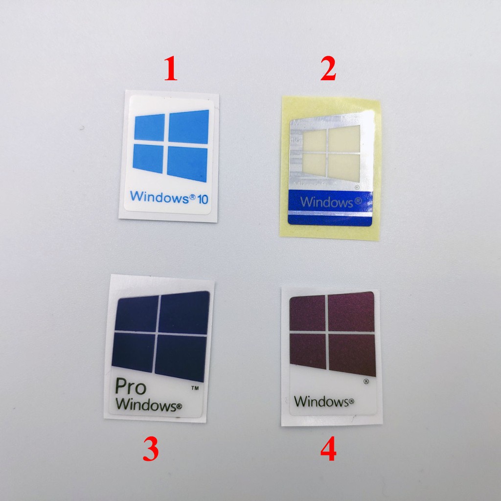 Sticker Windows trang trí điện thoại, máy tính