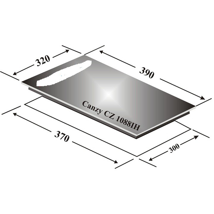 Bếp hồng ngoại đơn Canzy CZ 1088IH Chính Hãng, Bếp đơn âm 1 hồng ngoại