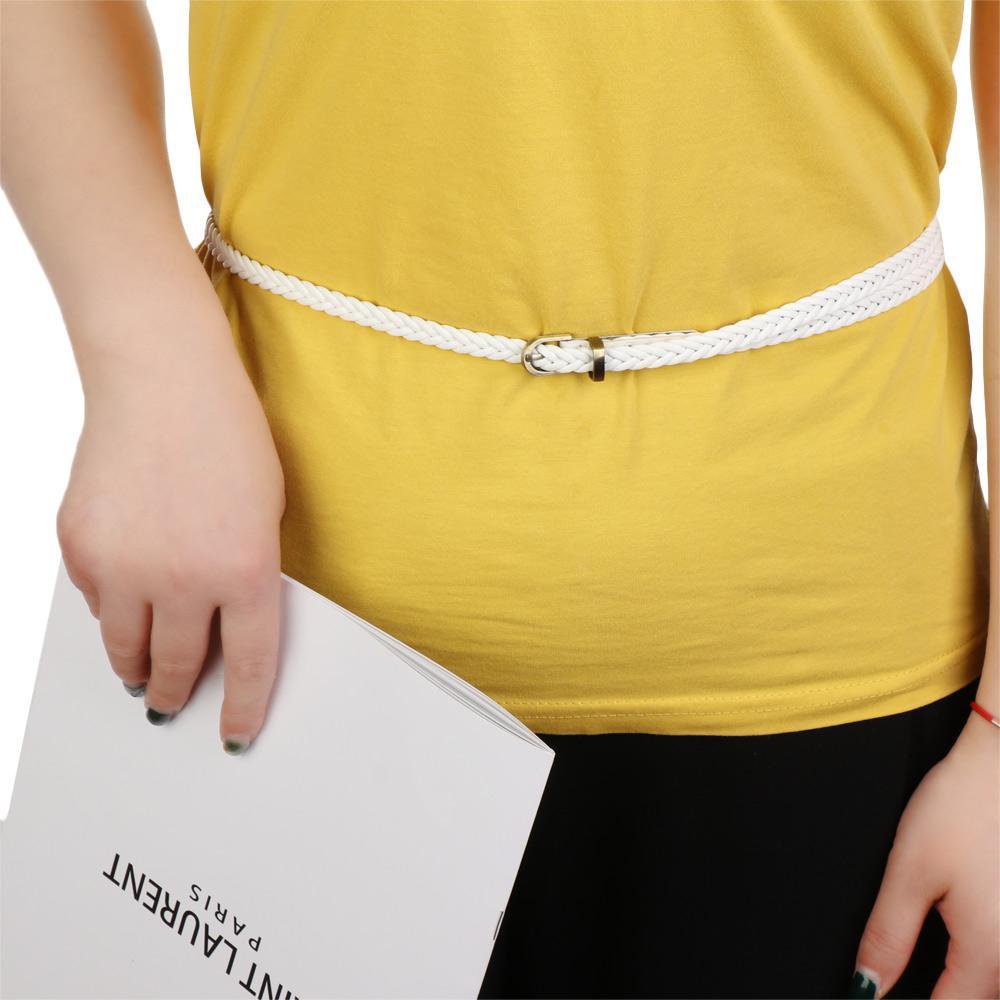 Thắt Lưng Mỏng Màu Sắc Ngọt Ngào Thời Trang Cho Nữ