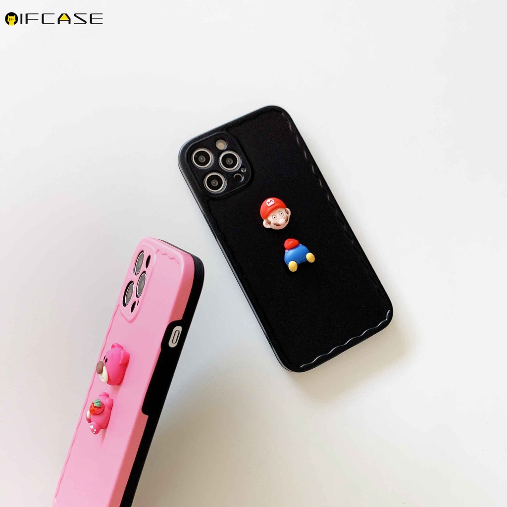 Ốp Lưng Hình Chú Gấu Đáng Yêu Cho Iphone 12 Mini 12 11 Pro Max Xs Max Xr X 7 8 Plus