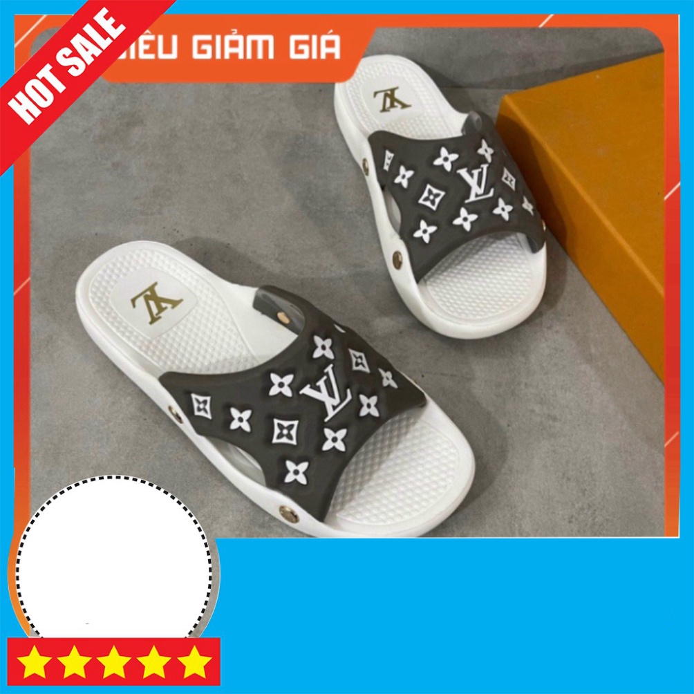 Dép Quai Ngang Nam Nữ LV Cao Cấp Chất Liệu siêu bền siêu nhẹ TrungPii Siêu rẻ shopee