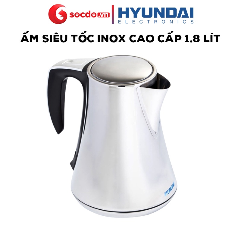 Ấm Siêu Tốc, Ấm Đun Điện Tử Chính Hãng HYUNDAI 1,7L HDE 5001S - Đun nóng nhanh, chịu nhiệt, độ bền cao.