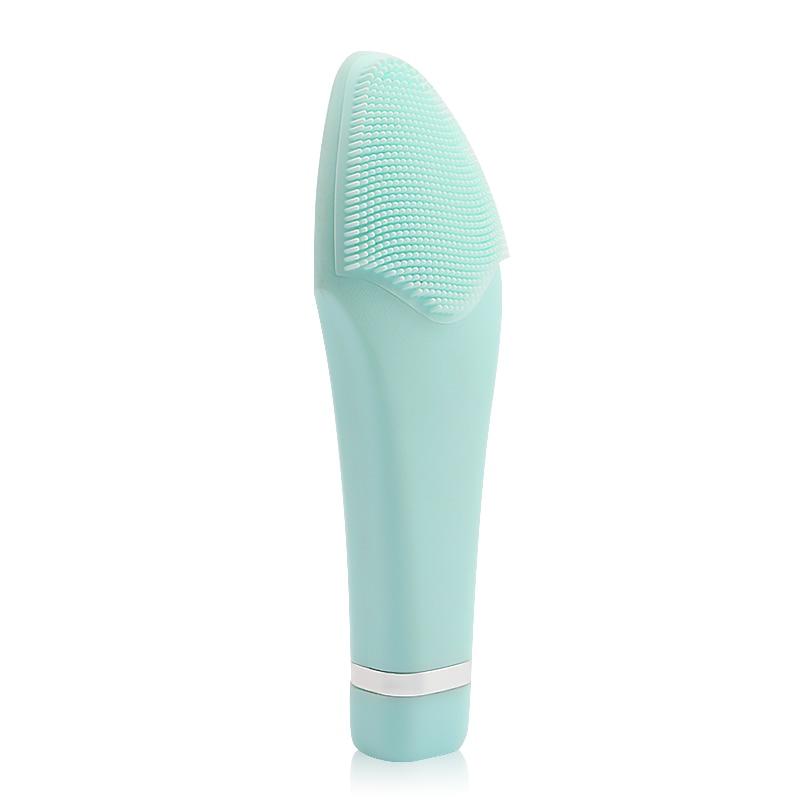 New Silicone Electric Face Brush Cleansing Instrument Facial Vibration Massager Makeup Remover Clean Face Cleansing Brush