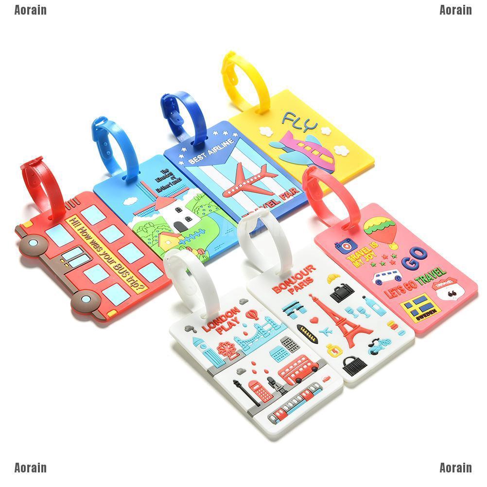 Thẻ Tên Họa Tiết Hoạt Hình Dễ Thương Kích Thước 10.5cm x